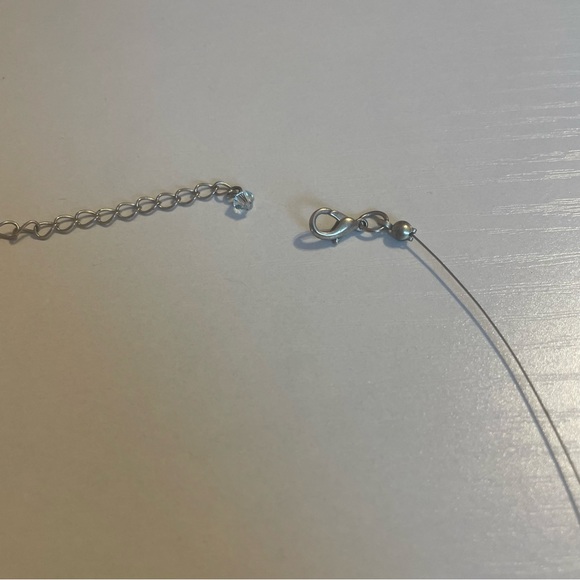 Turquoise and Crystal Necklace - Picture 4 of 4